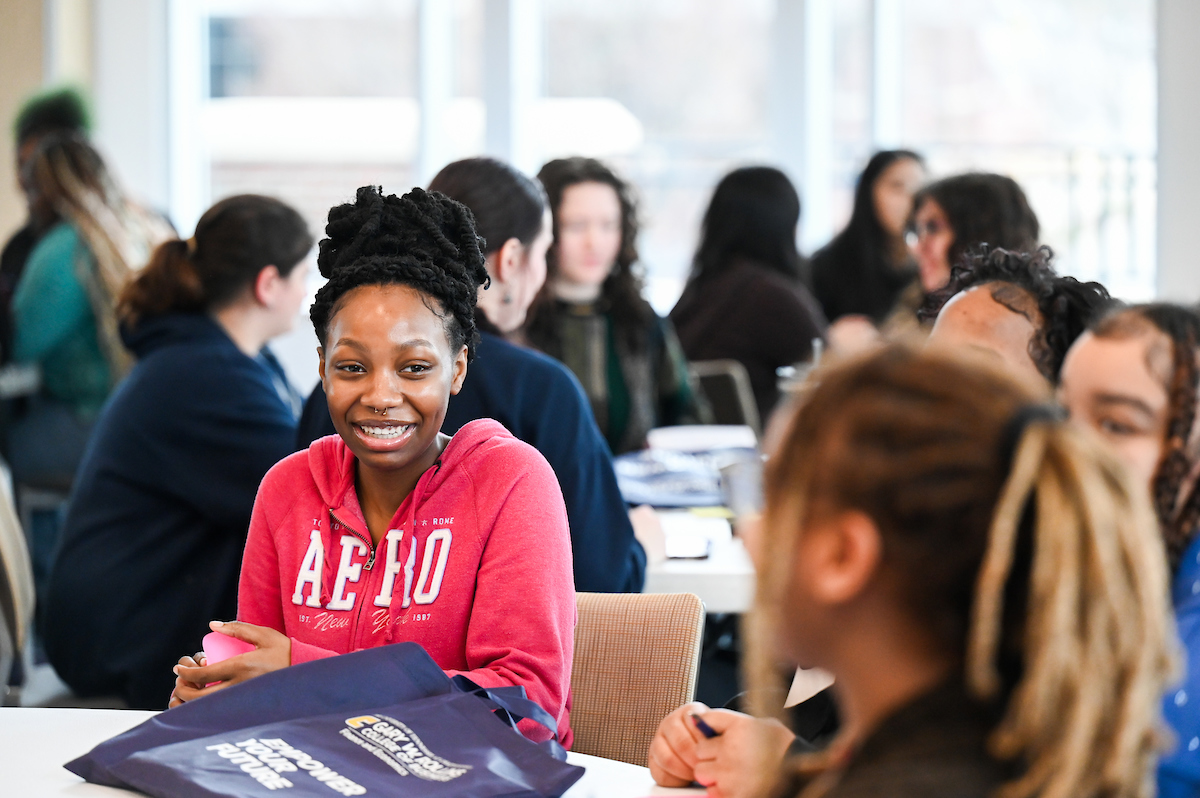 Students participate Wednesday, Feb. 5, 2025 during Empower Your Future in the Wolford Athletic Center.