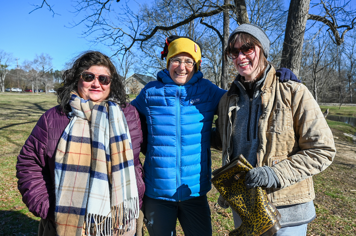 Holly Schorr, left, Mary Beth Sutton and Emily Patton.
