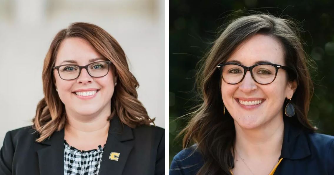 Dr. Amanda Clark, left, and Erica Holmes-Trujillo are interim co-directors of the integrated studies program.