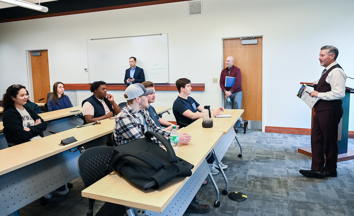 Innovation Honors students visit Carta on Tuesday, Mar. 4, 2025.