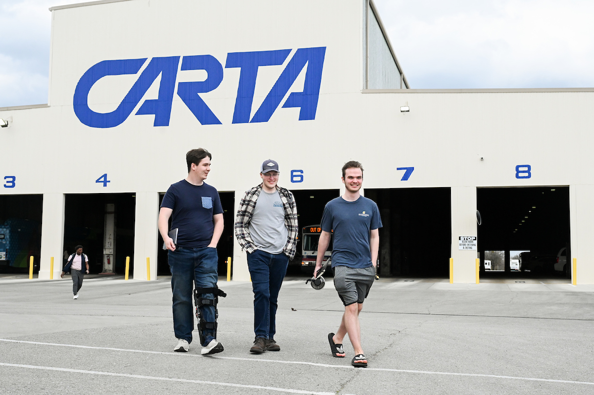 Innovation Honors students visit Carta on Tuesday, Mar. 4, 2025.
