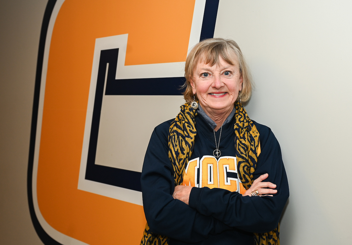 Dr. Jamie Harvey's UTC journey began in 1975 as a 17-year-old college freshman. For the last 35 years, she has been a full-time member of the UTC faculty. Photo by Angela Foster.