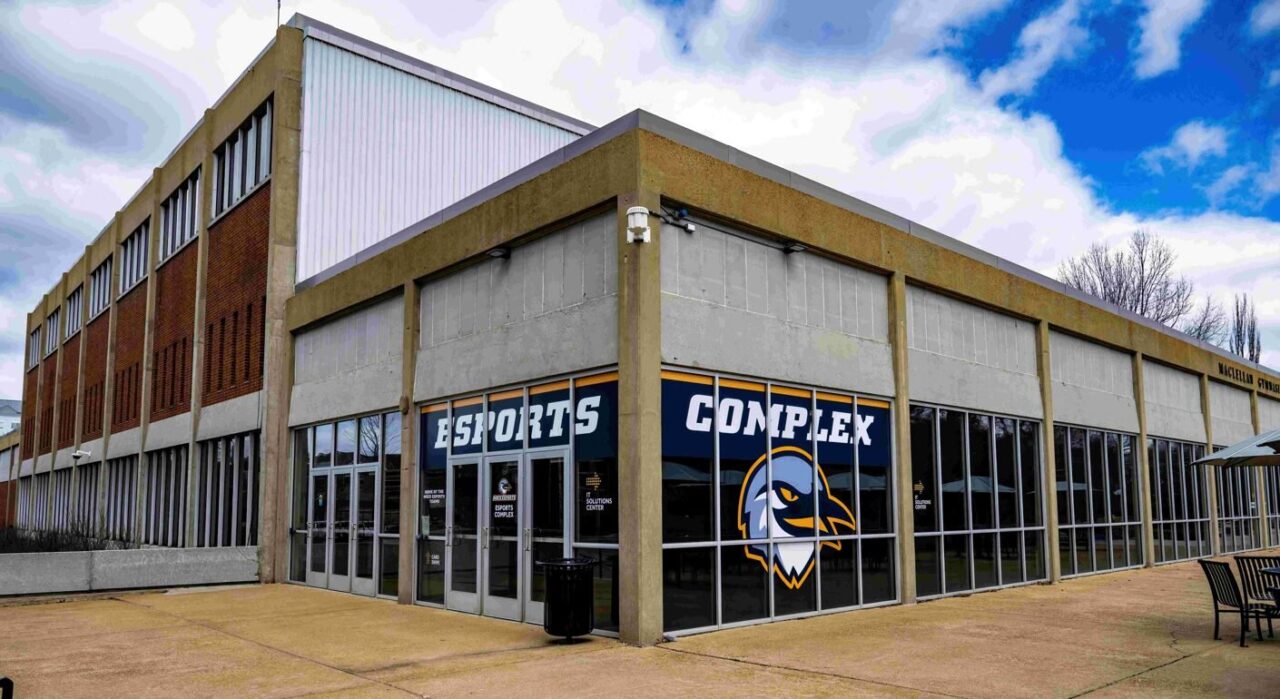 The Esports Complex's new home in Maclellan Gym. Photo by Tony Parsley.