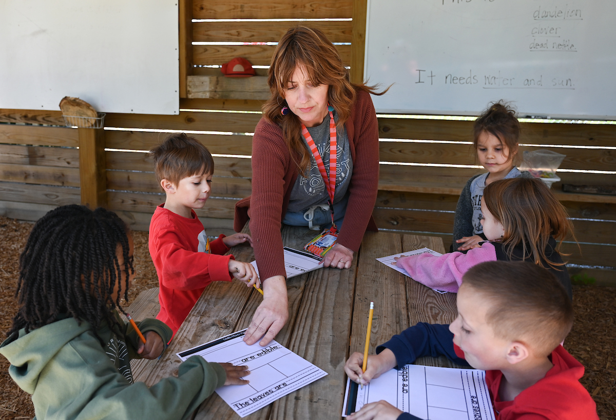 In January, April Van Brunt officially took over a Red Bank Elementary School kindergarten classroom. "It still feels surreal to say that," she said. "To be part of the kindergarten team at Red Bank has been amazing."