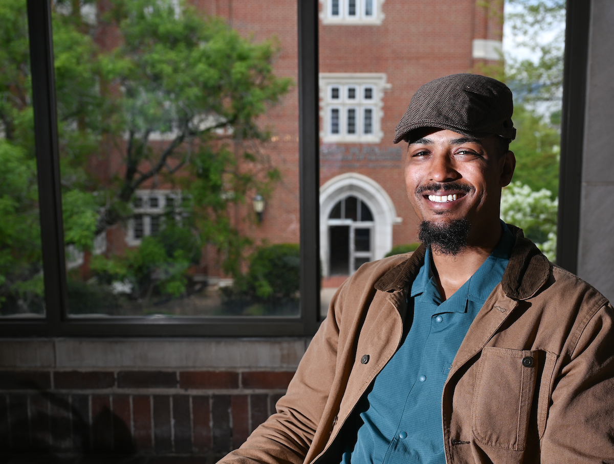 This summer, Durand Henderson—who is on pace to graduate from UTC in December—will spend nine weeks immersed in virtual Korean language courses taught by faculty from Chonnam National University in Gwangju, South Korea. Photo by Angela Foster.