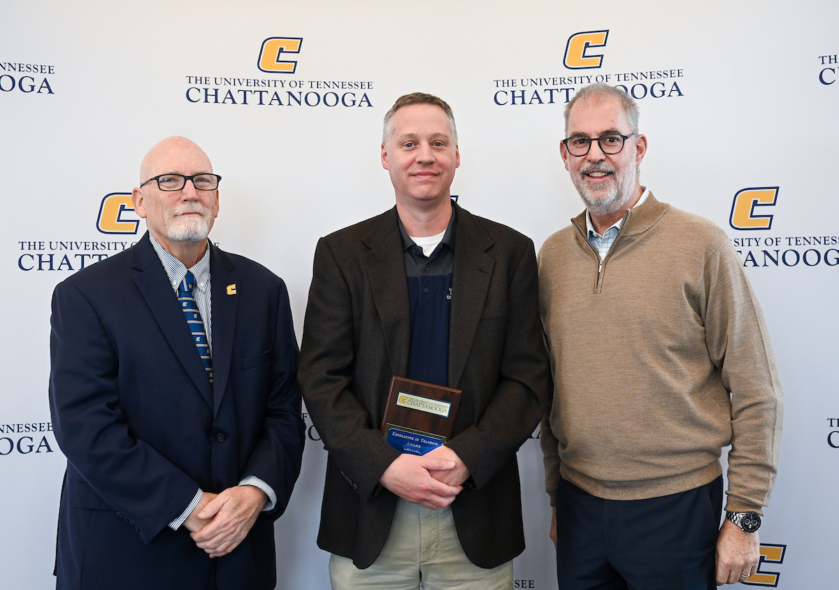 Faculty members attend the Faculty Awards Ceremony Tuesday, Apr. 22, 2025 in the Wolford Family Center.