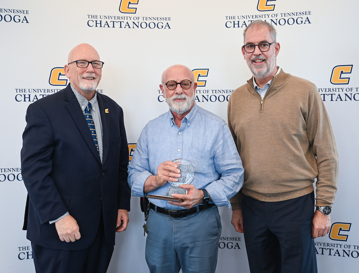 Faculty members attend the Faculty Awards Ceremony Tuesday, Apr. 22, 2025 in the Wolford Family Center.