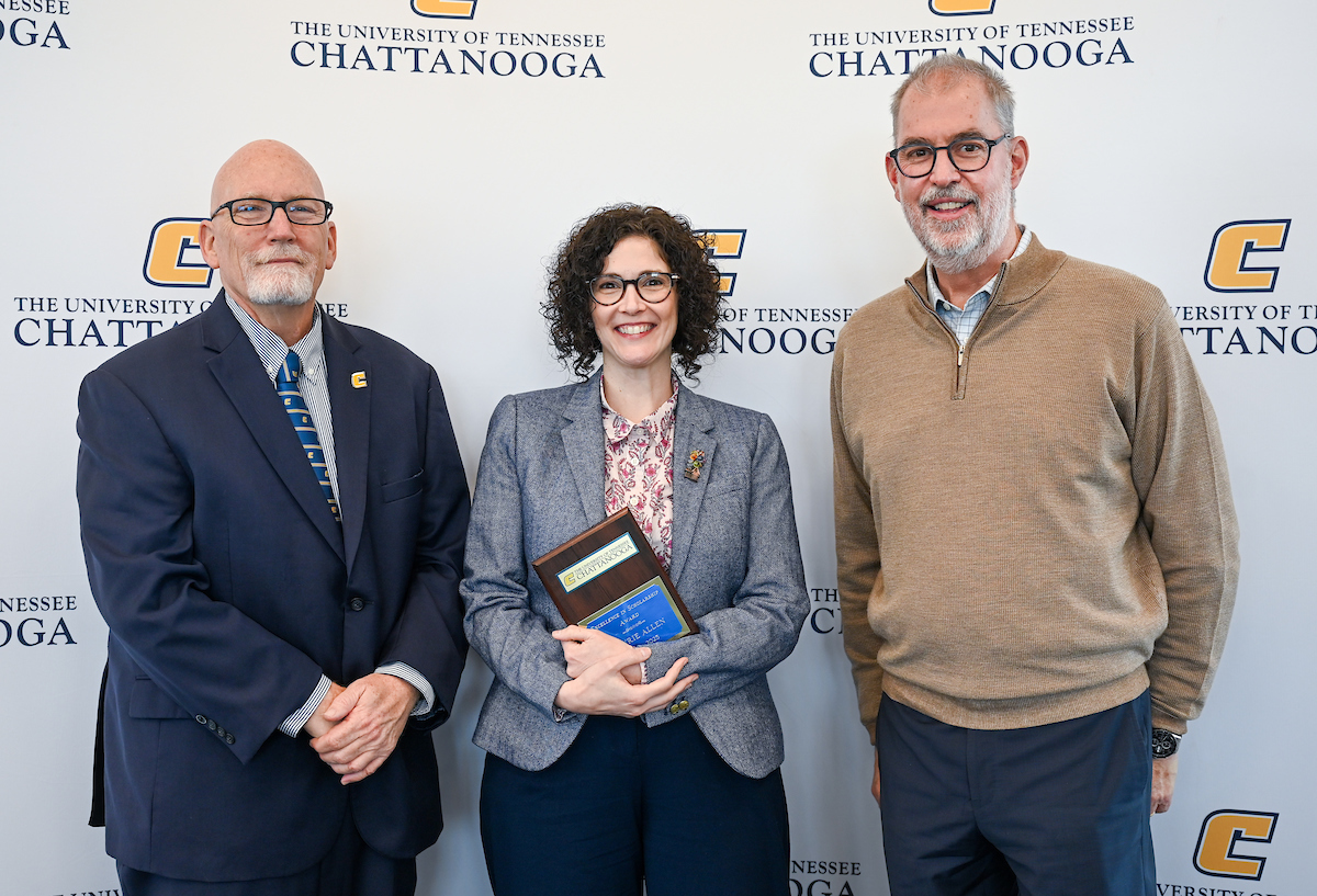 Faculty members attend the Faculty Awards Ceremony Tuesday, Apr. 22, 2025 in the Wolford Family Center.
