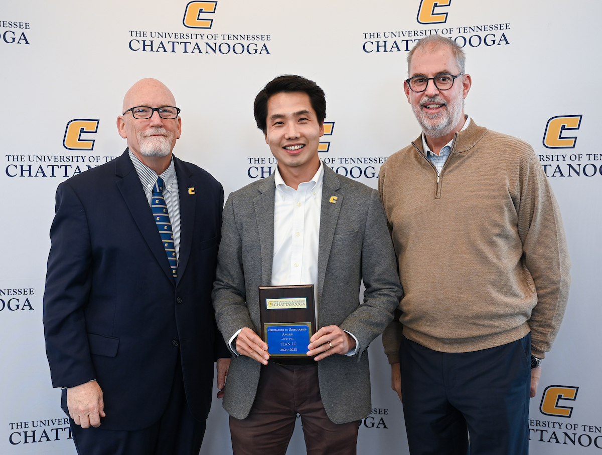 Faculty members attend the Faculty Awards Ceremony Tuesday, Apr. 22, 2025 in the Wolford Family Center.
