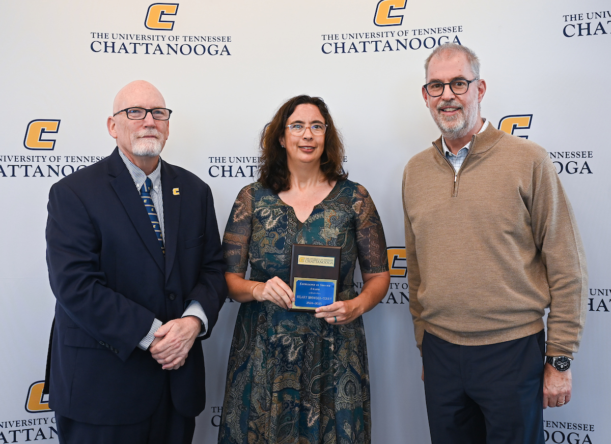 Faculty members attend the Faculty Awards Ceremony Tuesday, Apr. 22, 2025 in the Wolford Family Center.
