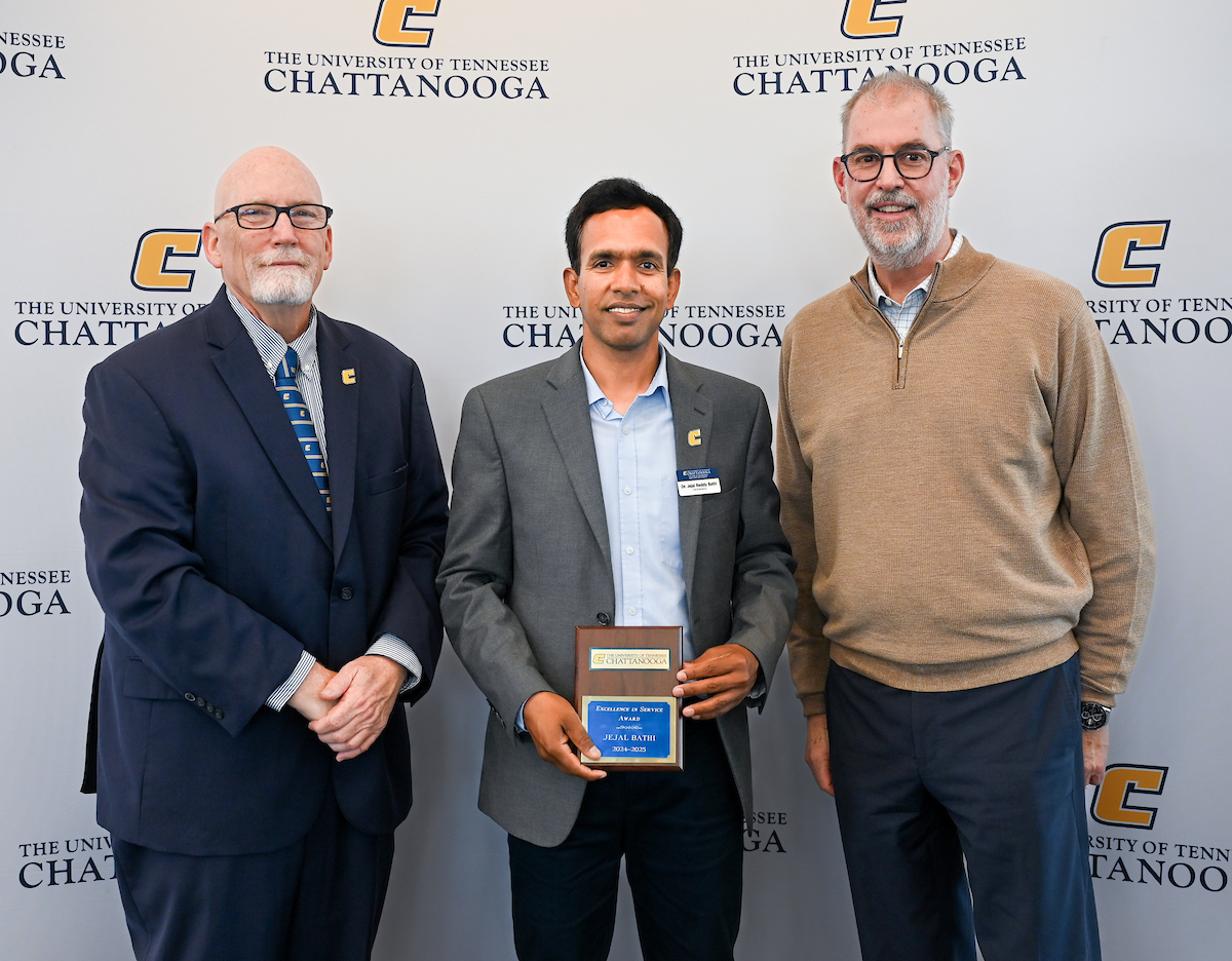 Faculty members attend the Faculty Awards Ceremony Tuesday, Apr. 22, 2025 in the Wolford Family Center.