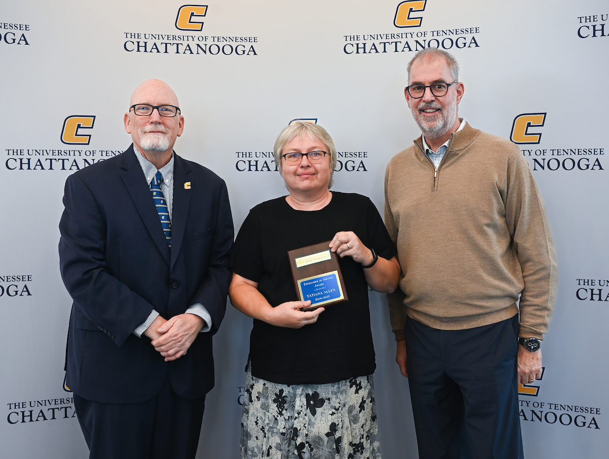 Faculty members attend the Faculty Awards Ceremony Tuesday, Apr. 22, 2025 in the Wolford Family Center.