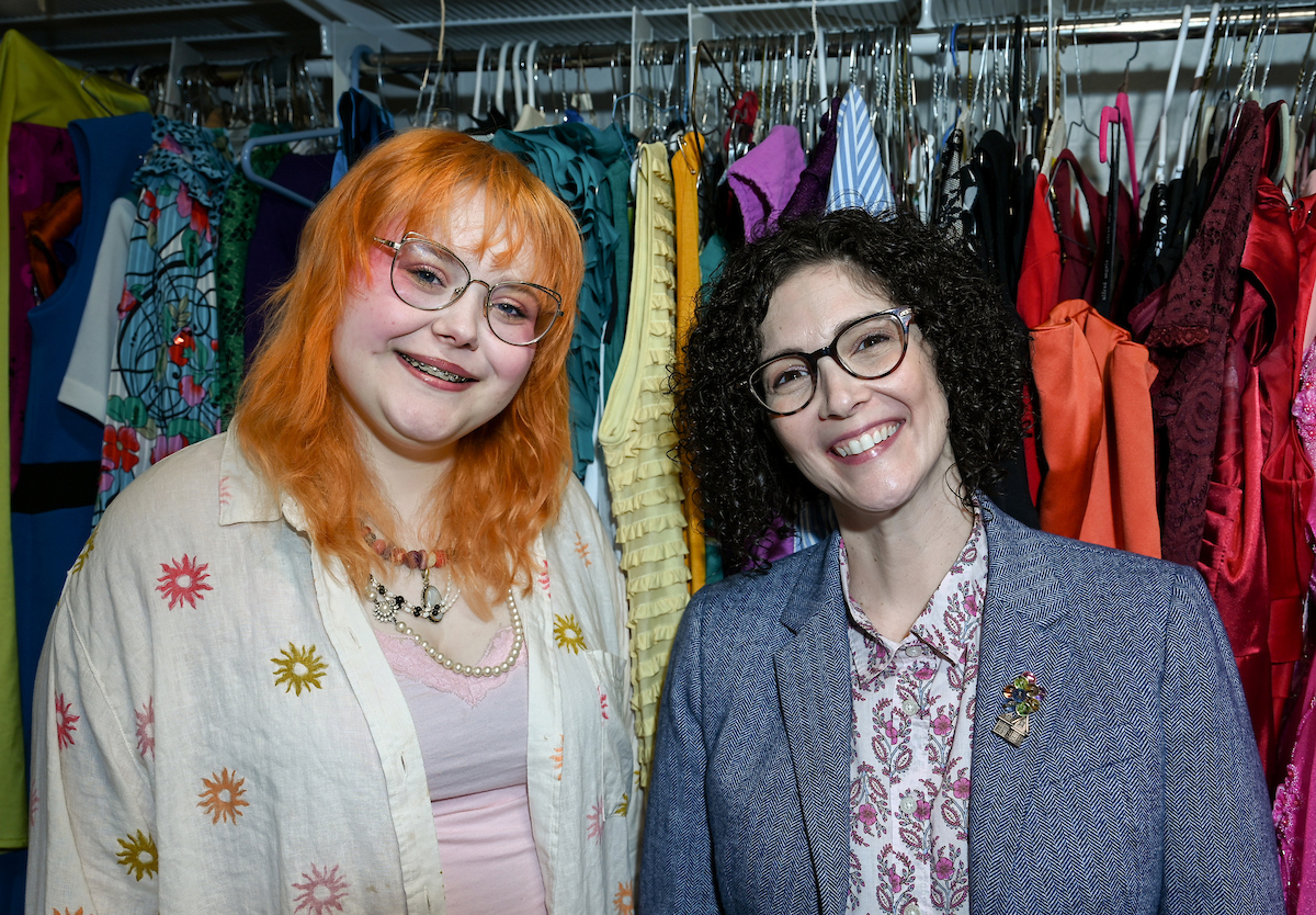 Shi Mae Bowling and mentor Laurie Melnik Allen, Lyndhurst Chair of Excellence in Arts Education and Professor of Practice in Theatre Education at UTC. 