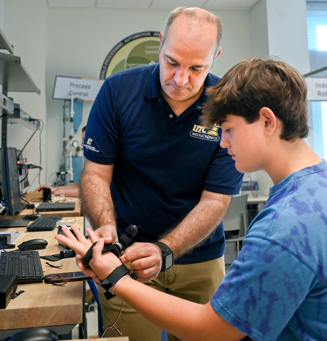 Mechatronics Professor Erkan Kaplanoglu is director of UTC's Biomechatronics and Assistive Technology Lab.