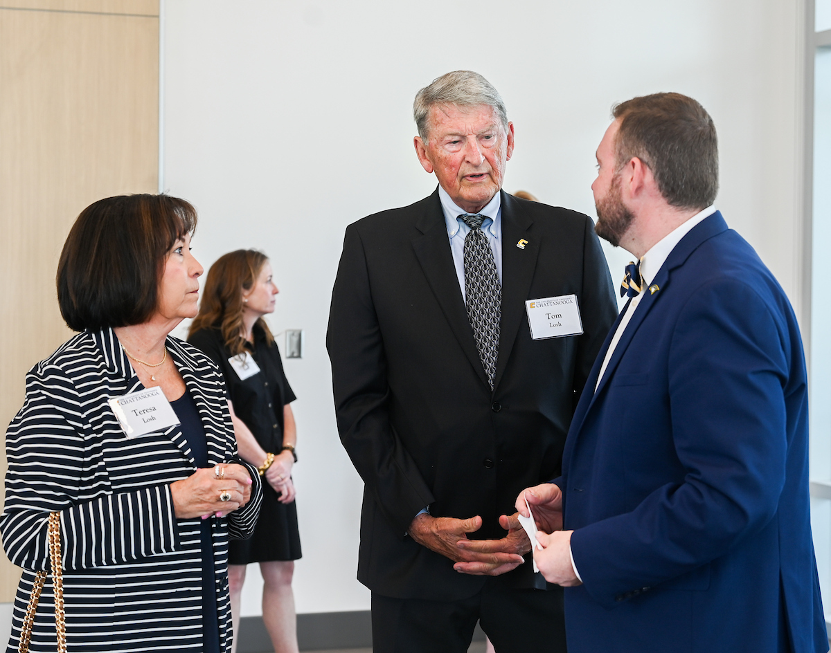 Donors and scholarship recipients attend the Scholarship Luncheon Friday, Apr. 4, 2025 in the Wolford Family Center.