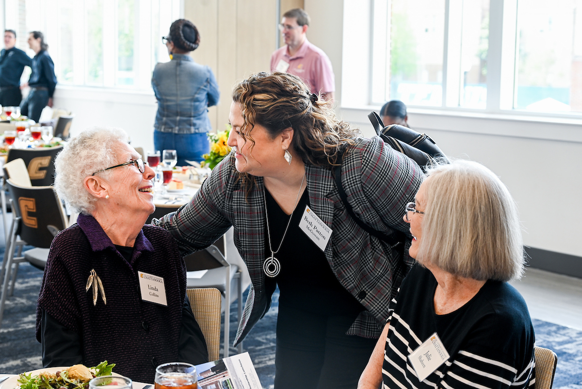 Donors and scholarship recipients attend the Scholarship Luncheon Friday, Apr. 4, 2025 in the Wolford Family Center.