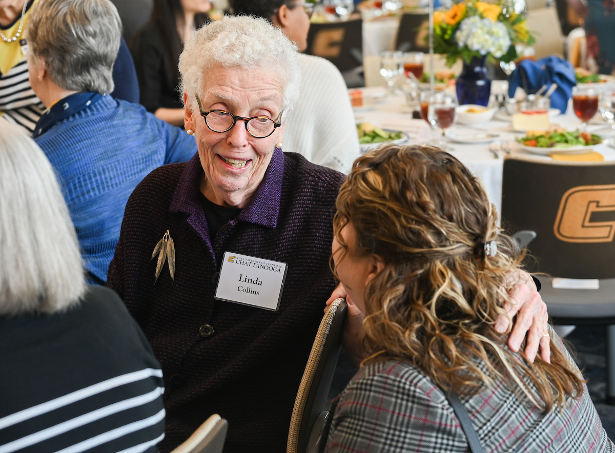 Donors and scholarship recipients attend the Scholarship Luncheon Friday, Apr. 4, 2025 in the Wolford Family Center.