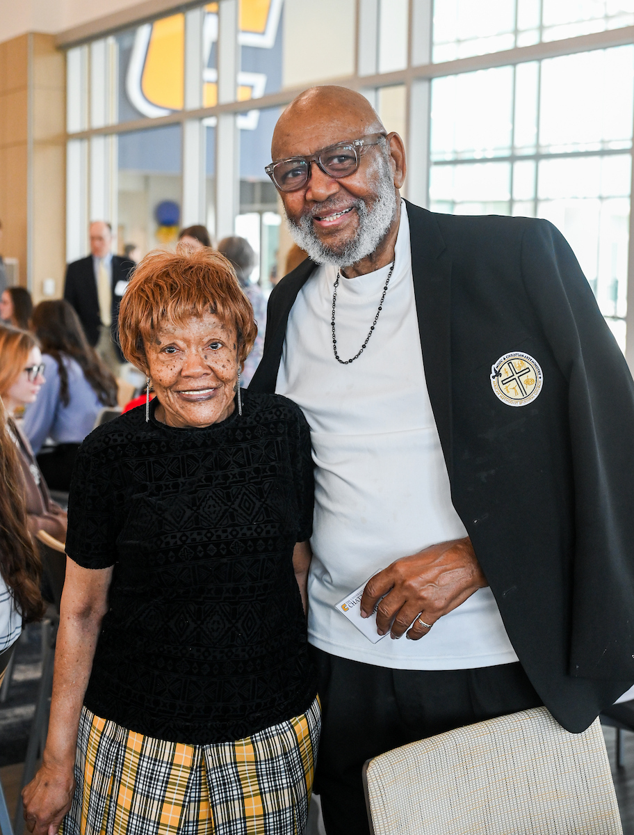 Donors and scholarship recipients attend the Scholarship Luncheon Friday, Apr. 4, 2025 in the Wolford Family Center.