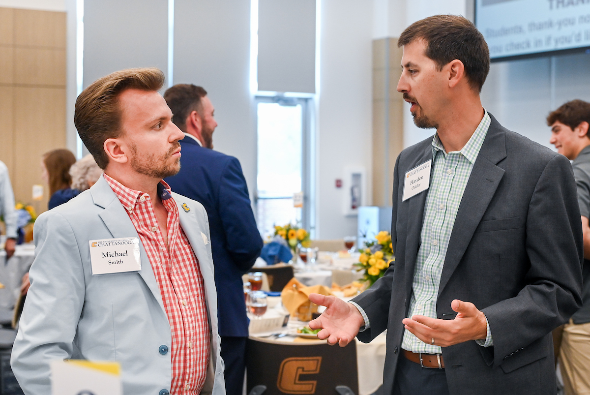 Donors and scholarship recipients attend the Scholarship Luncheon Friday, Apr. 4, 2025 in the Wolford Family Center.