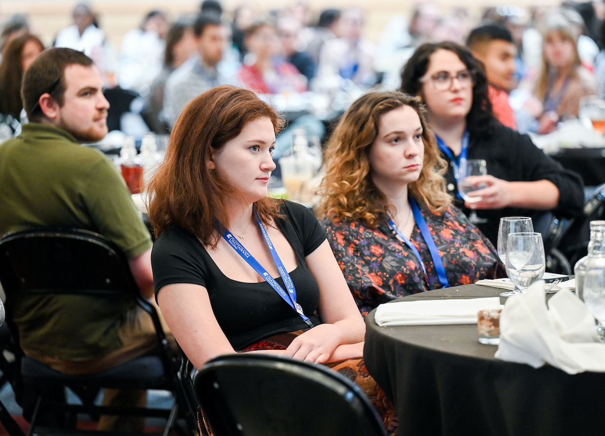 People attend the Southern Regional Honors Council Conference Friday, Mar. 28, 2025 in the Chattanooga Convention Center.