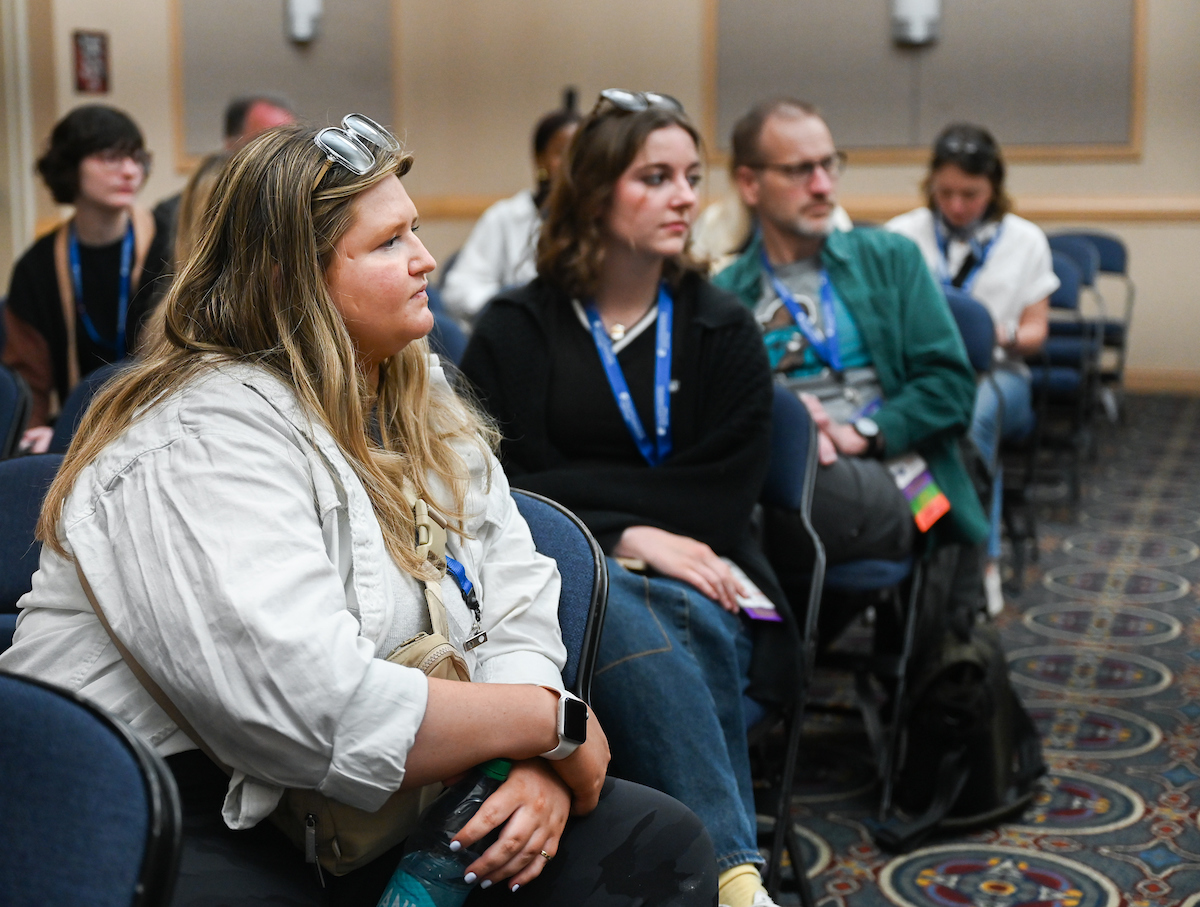 People attend the Southern Regional Honors Council Conference Thursday, Mar. 27, 2025 in the Chattanooga Convention Center.