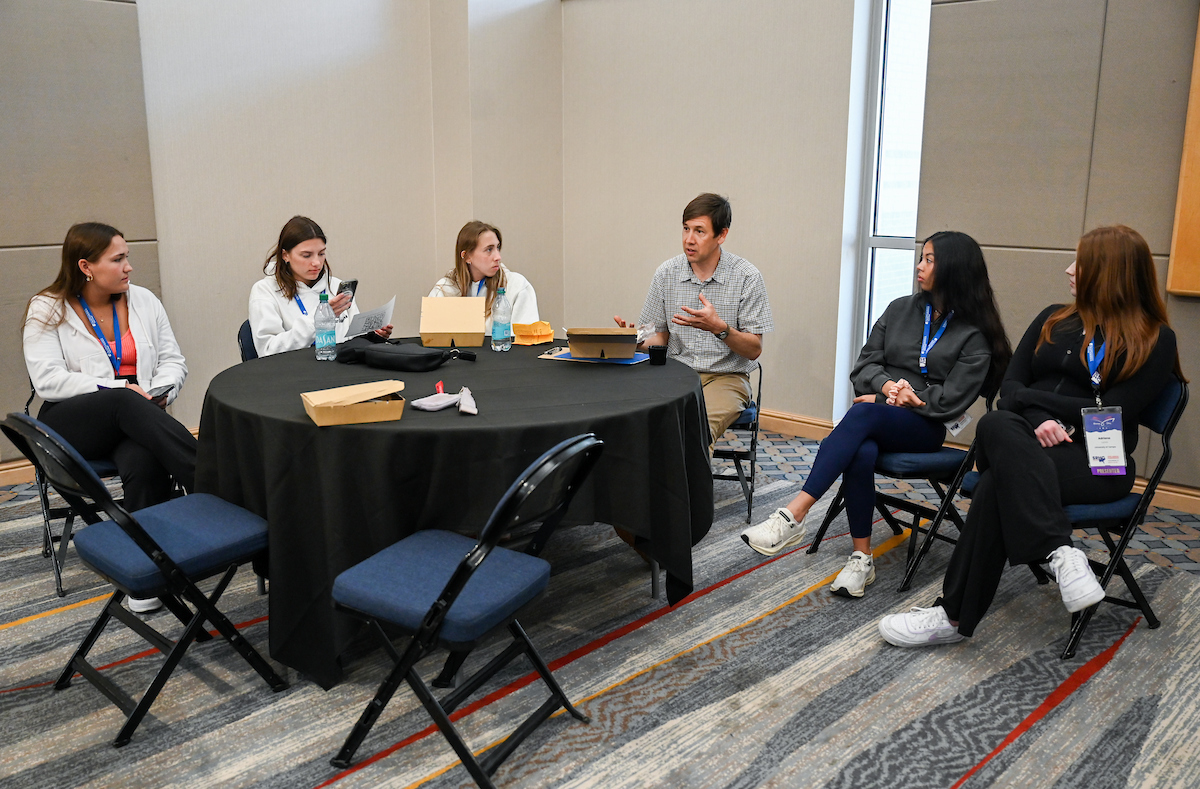 People attend the Southern Regional Honors Council Conference Thursday, Mar. 27, 2025 in the Chattanooga Convention Center.
