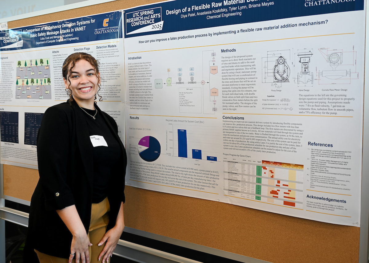 People attend the Spring Research and Arts Conference Wednesday, Apr. 9, 2025 in the Wolford Family Center.