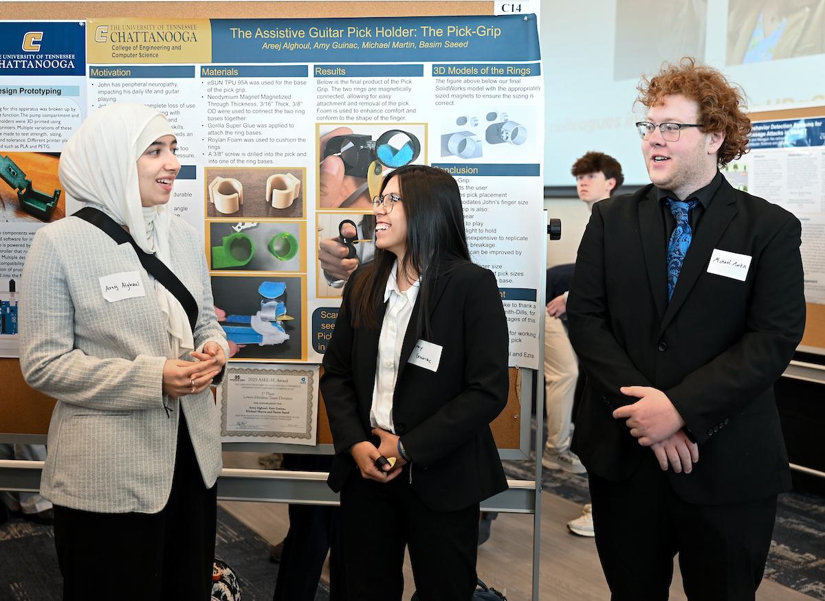 Areej Alghoul, Amy Guinac and Michael Martin