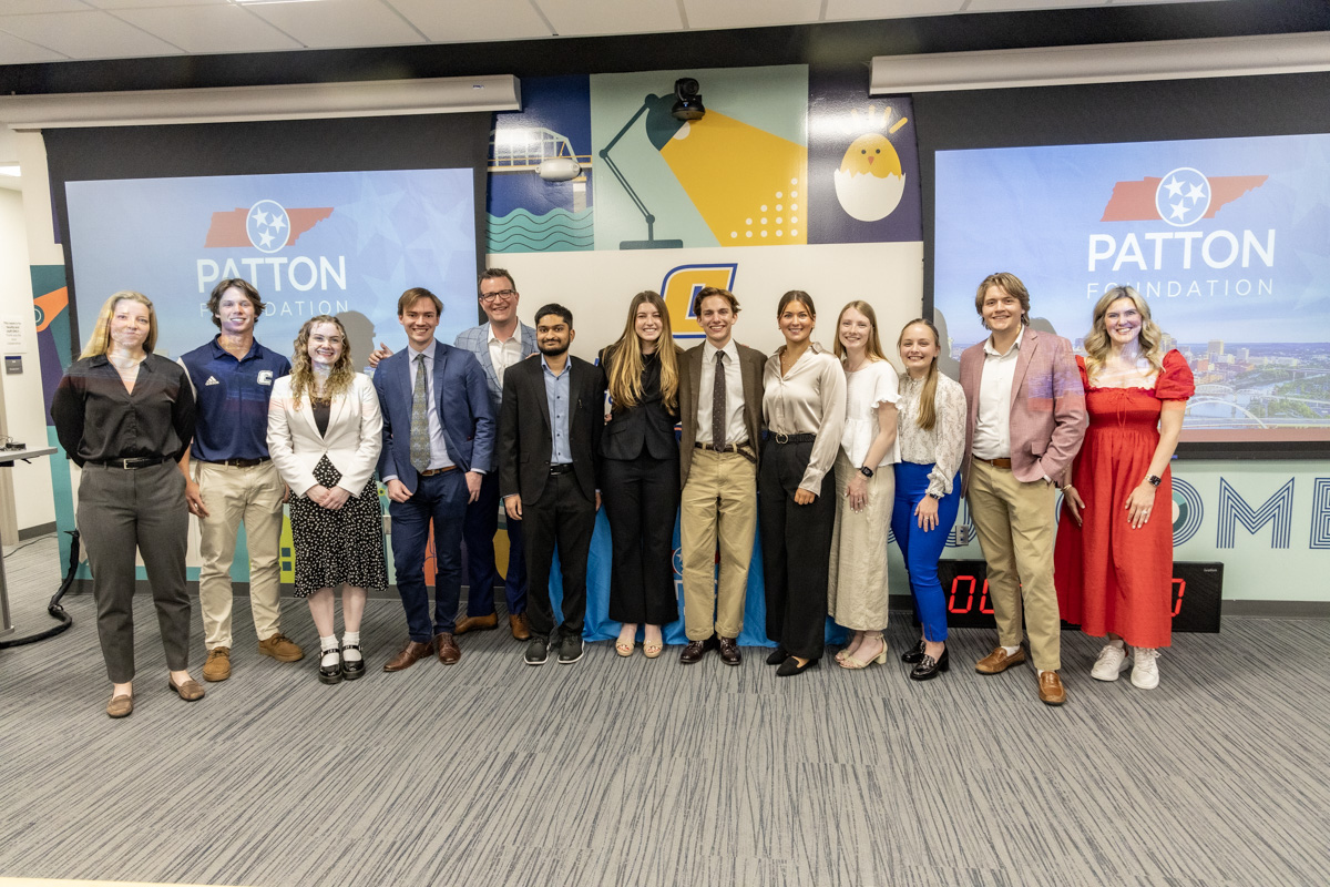 Competition participants presented their ideas at the Center for Innovation and Entrepreneurship.