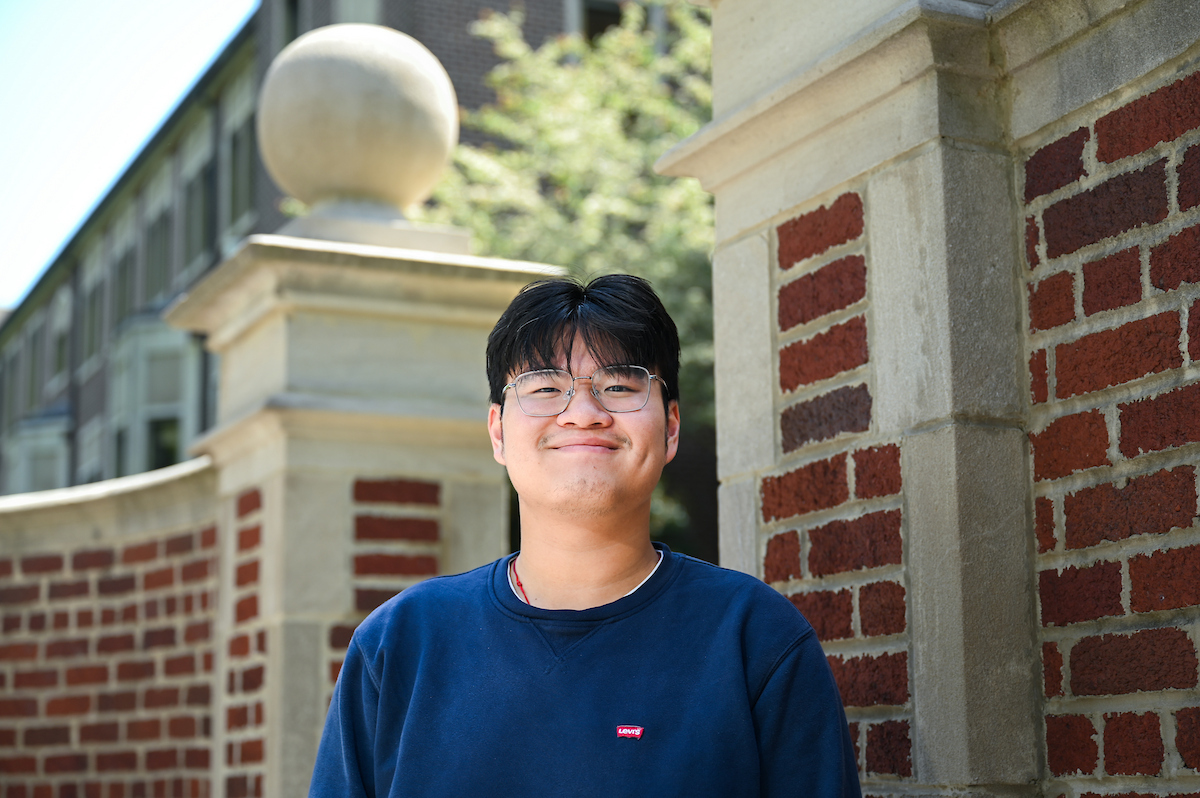 Vinny Nguyen will spend two months at Tamkang University in New Taipei City, Taiwan—from June 17-Aug. 15—after landing the Critical Language Scholarship to study Mandarin. Photo by Angela Foster.