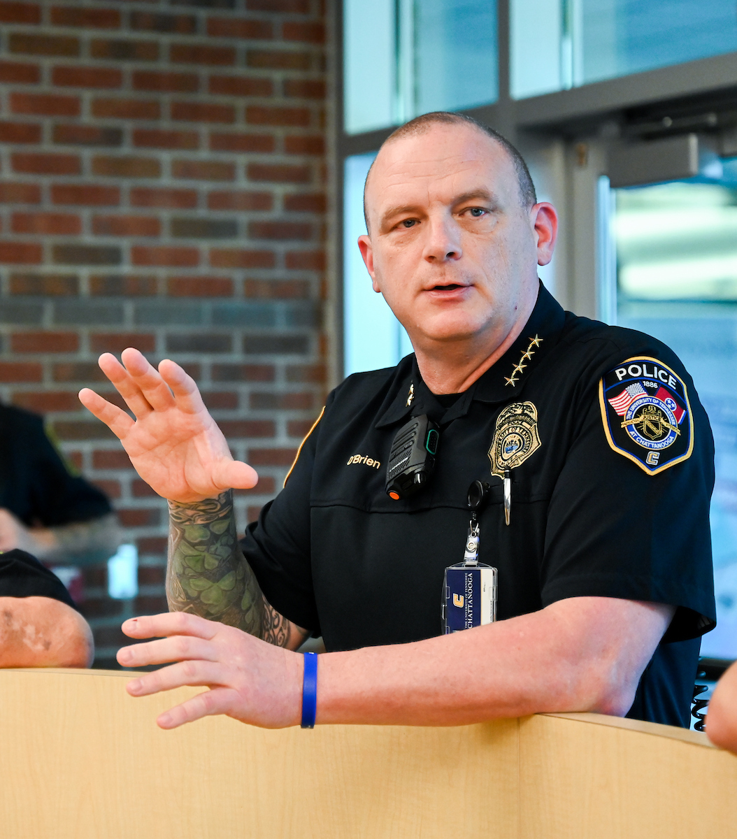Several agencies participate in police training, Thursday, May 29, 2025 in the library.