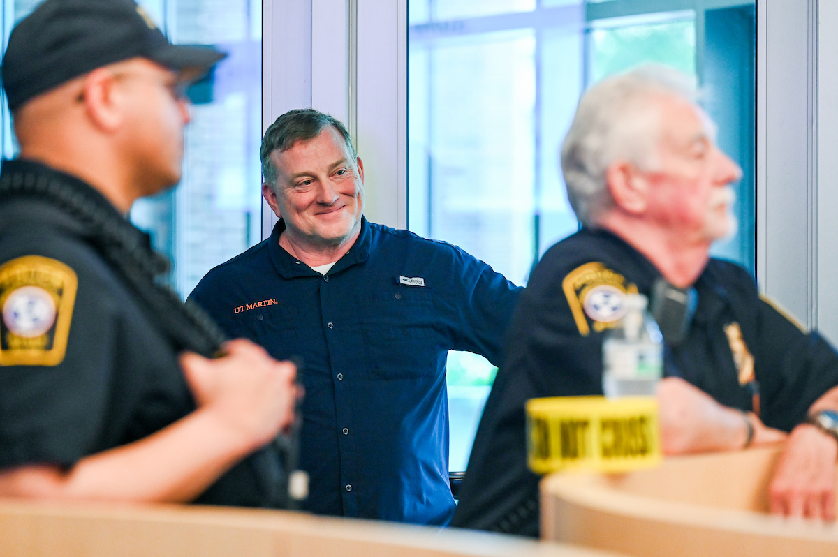 Several agencies participate in police training, Thursday, May 29, 2025 in the library.