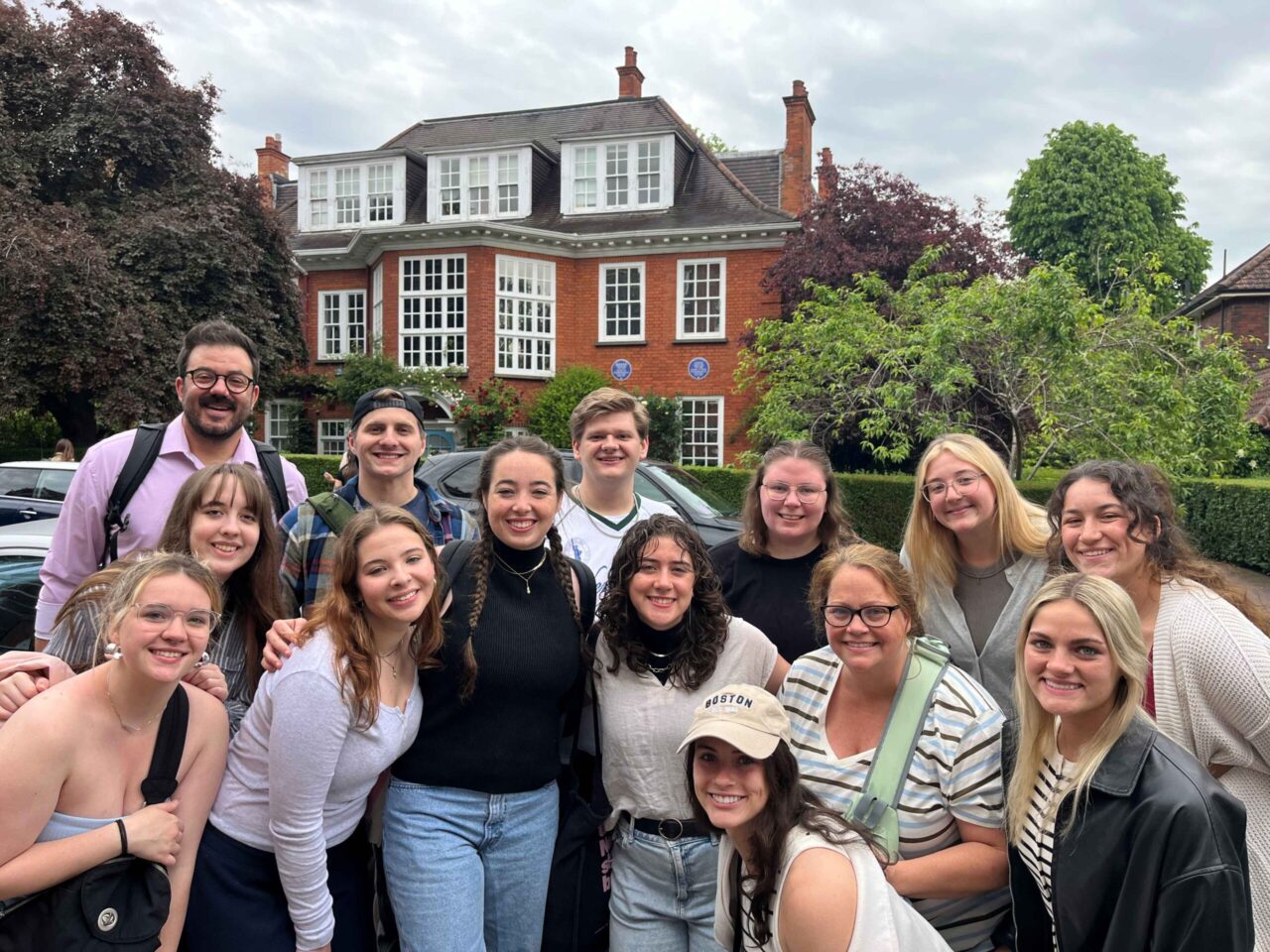 The “History of Psychology” study abroad course included visits to Sigmund Freud’s homes in both London (pictured) and Vienna.