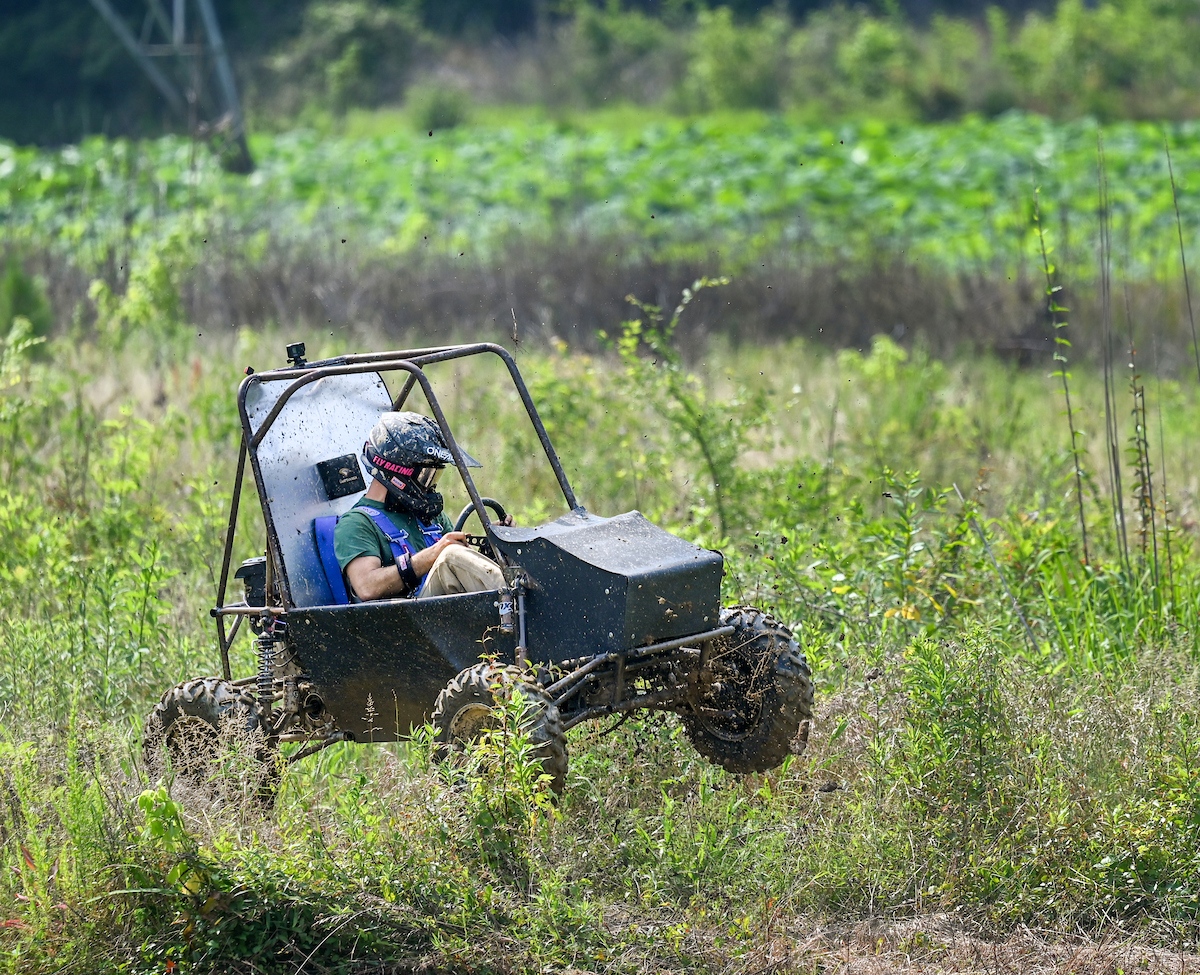 The Baja competition is a rigorous collegiate design series where university students design, build and race a single-seat, all-terrain, off-road vehicle. Photo by Angela Foster.