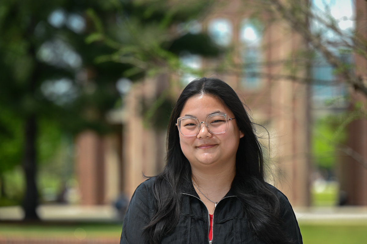 May 2024 graduate Emma Sprayberry is the first UTC student or alum to earn a Pickering Fellowship. Photo by Angela Foster.