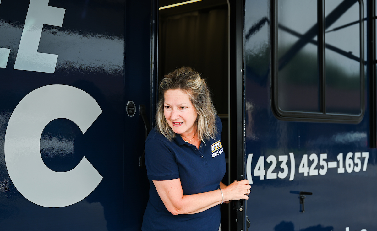 Mobile Mocs staff provides care Monday, June 9, 2025 at the Rhea Richland Senior Neighbors Center in Dayton, TN.