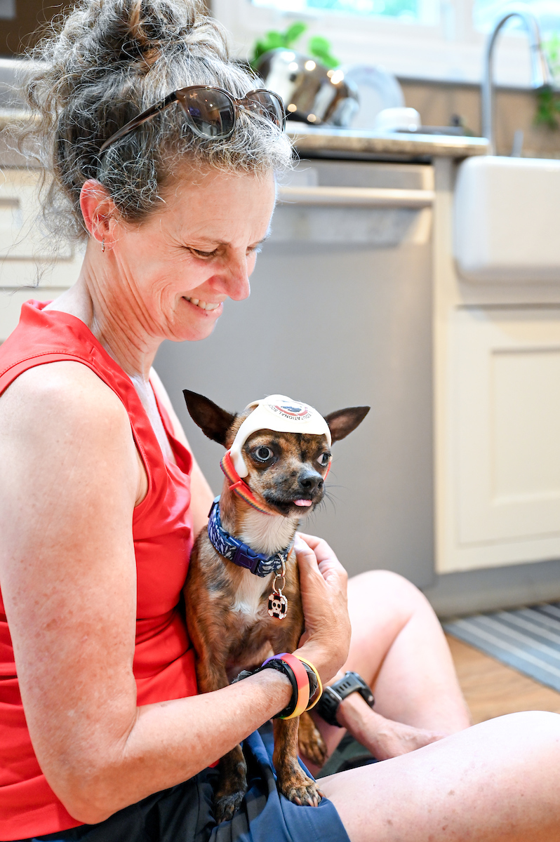 Kay Baker, Wrexham, Connor Mackey, Monday, June 9, 2025 in the Baker’s North Chattanooga home.