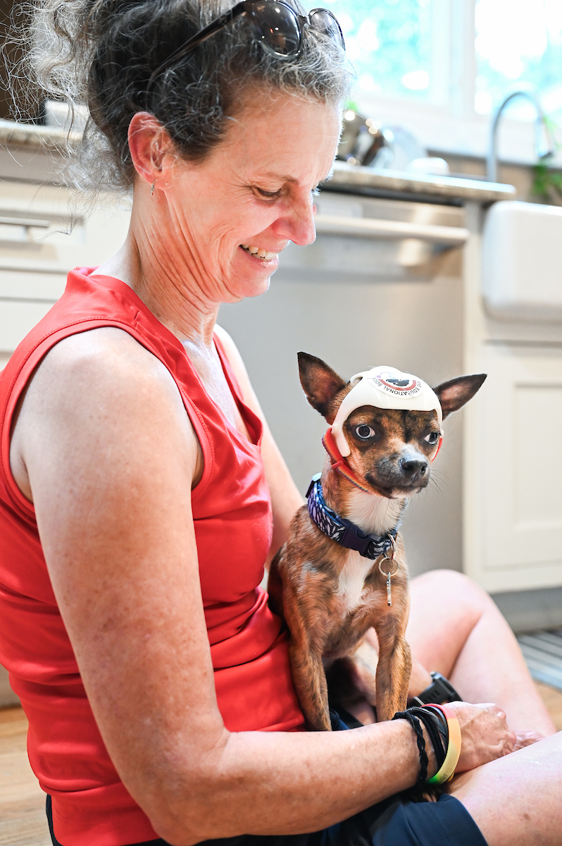 Kay Baker, Wrexham, Connor Mackey, Monday, June 9, 2025 in the Baker’s North Chattanooga home.