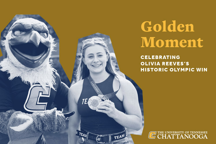 Olivia Reeves won gold in weightlifting at the 2024 Paris Olympics while she was an undergraduate student at UTC.