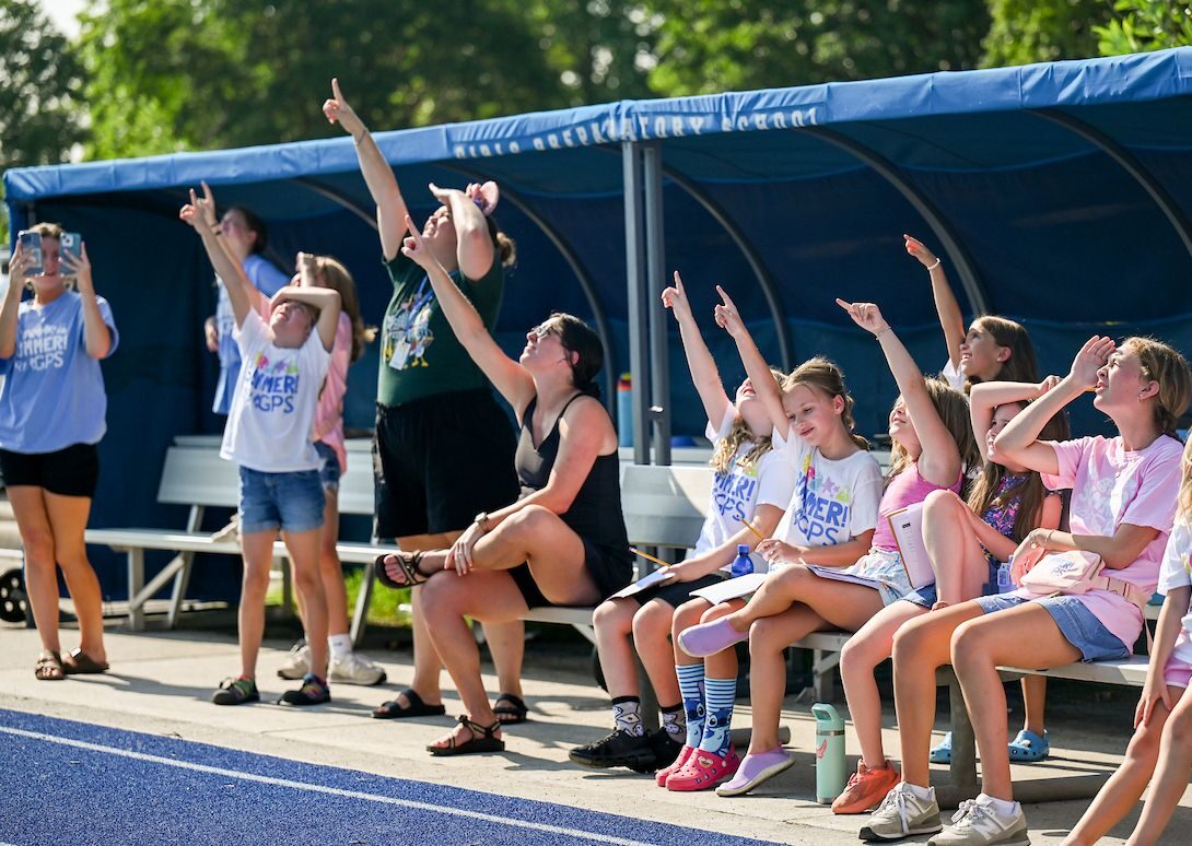 Girls Preparatory School summer campers participated in a UTC Rocket Mocs launch event on Friday, June 27. Photo by Angela Foster.