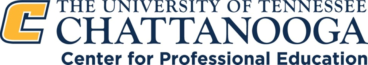 Logo for the University of Tennessee at Chattanooga Center for Professional Education