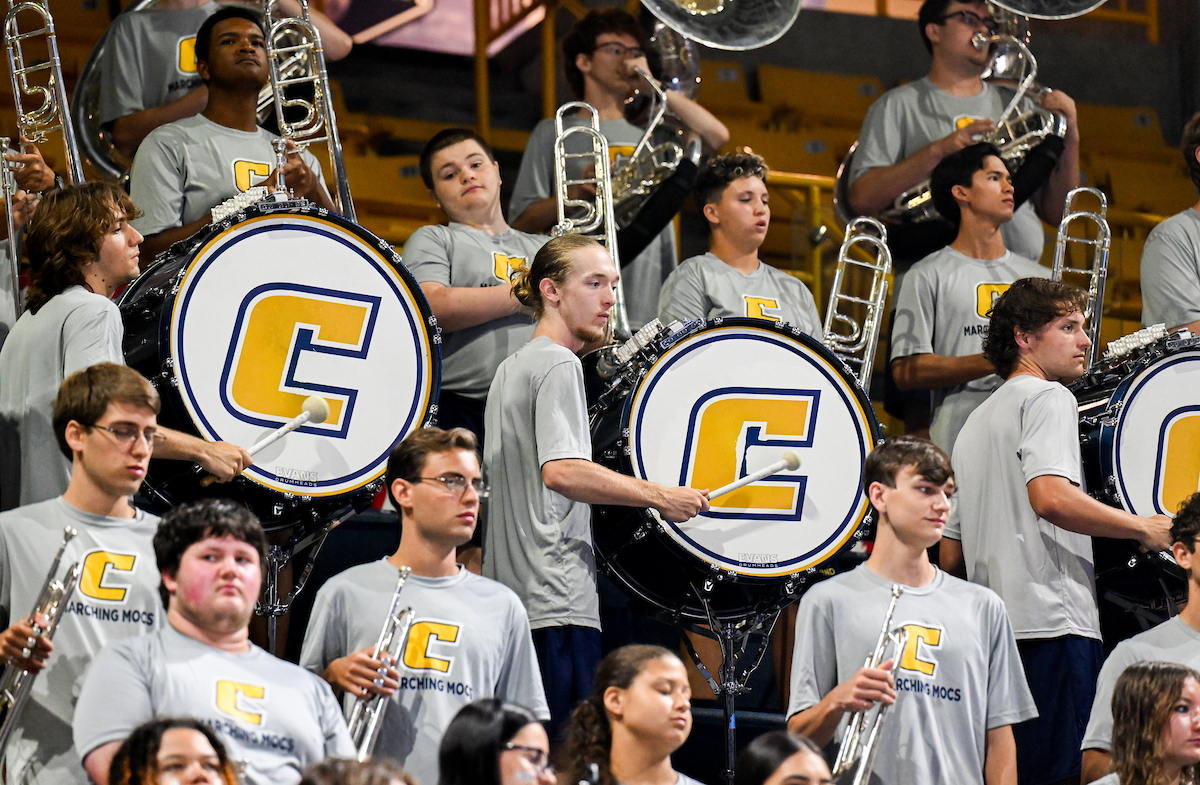 The UTC band plays their instruments