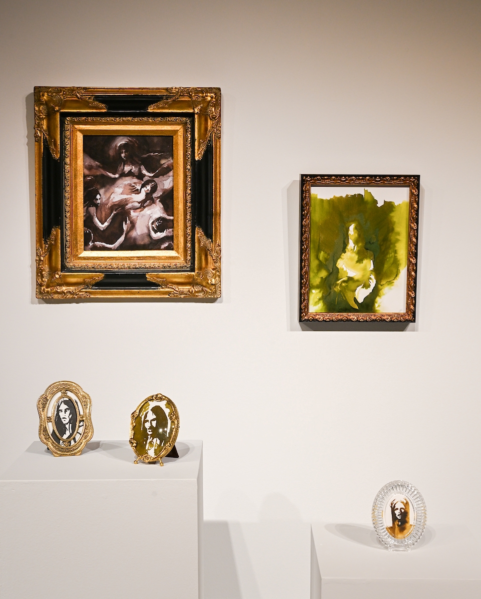 Pieces of artwork displayed in the Institute of Contemporary Art