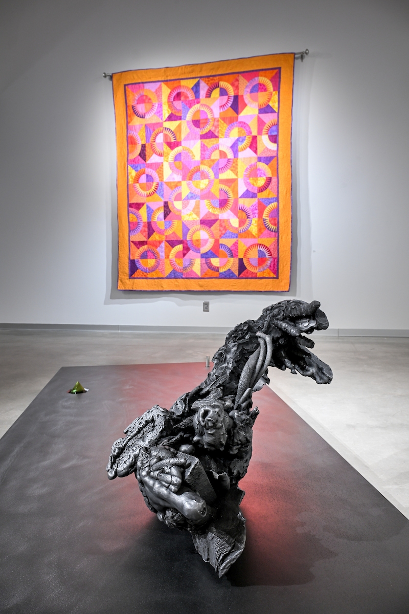 Pieces of artwork displayed in the Institute of Contemporary Art