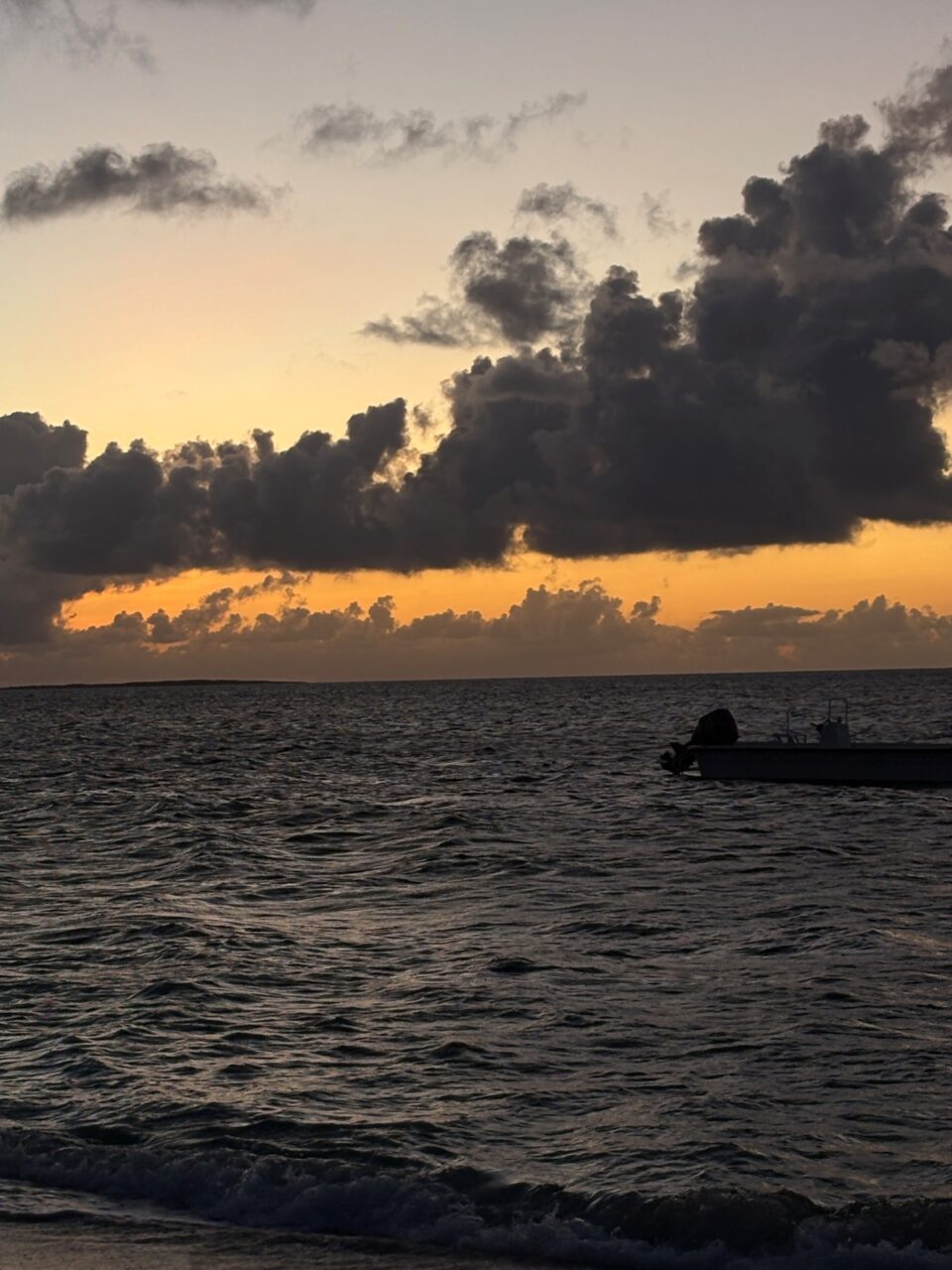 Scenic photo of the Atlantic Ocean from San Salvador, Bahamas