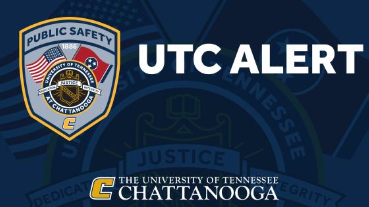 The image that adorns the UTC ALERT webpage, including a badge reading Public Safety