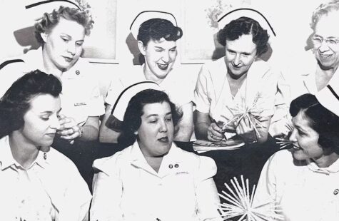Nursing students from back in the day