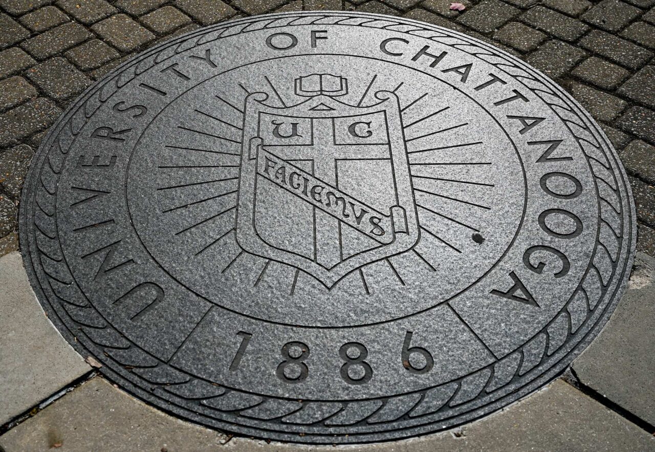 Emblem reading University of Chattanooga 1886