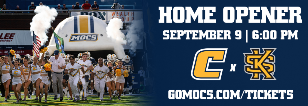 Home Opener September 9 at 6 PM 
Gomocs.com/tickets